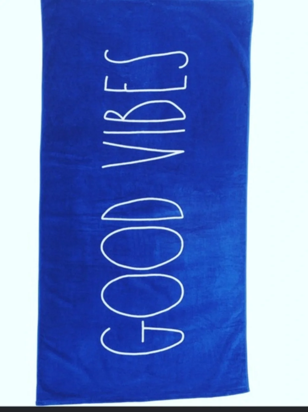Rae Dunn Beach Towel Good Vibes